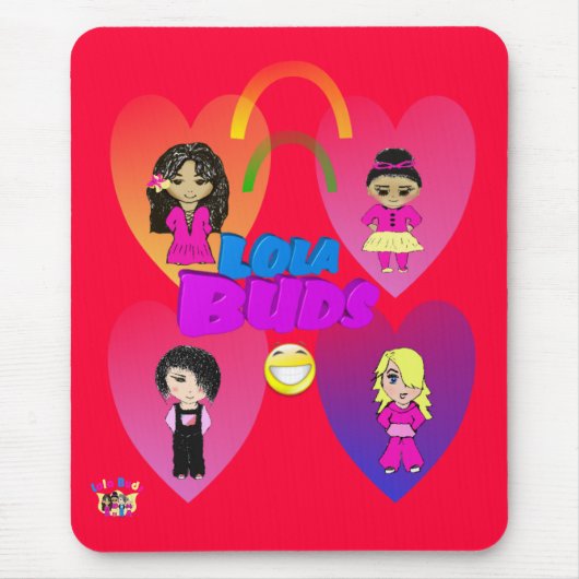 lolabudsheartsのmousepad マウスパッド (正面)