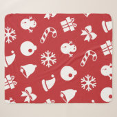 Lolailo 12 Merry Christmas/Feliz Navidad シェルパブランケット (正面(横))