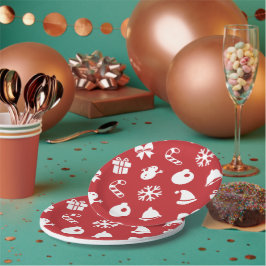 Lolailo 12 Merry Christmas/Feliz Navidad ペーパープレート