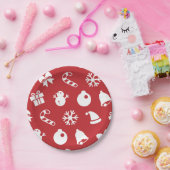 Lolailo 12 Merry Christmas/Feliz Navidad ペーパープレート (パーティー)