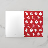 Lolailo 12 Merry Christmas/Feliz Navidad 箔シーズンカード (外側レイダウン)