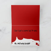 LOLBATZの"得られたケチャップ"のバースデー・カード カード (内部)