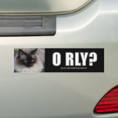 LOLCat 4のバンパーステッカー バンパーステッカー (車上)