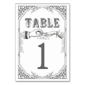 LOldの時間ビクトリアンなテーブル数 テーブルナンバー (裏面)