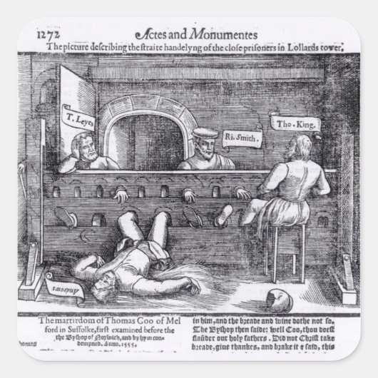 Lollardsのタワーの囚人 スクエアシール (正面)