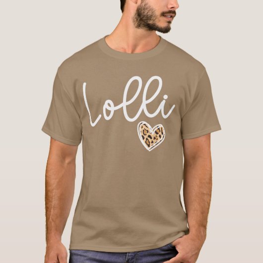 Lolli Heart Lolli Grandma Lolli Grandmother friend Tシャツ (正面)