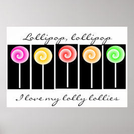 Lollipop Art Poster ポスター