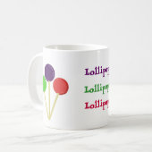 Lollipop Lollipop コーヒーマグカップ (正面左)