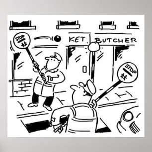 Lollipop Men are Playing Tennis ポスター