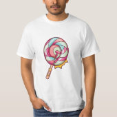 lollipop sticker tシャツ (正面)