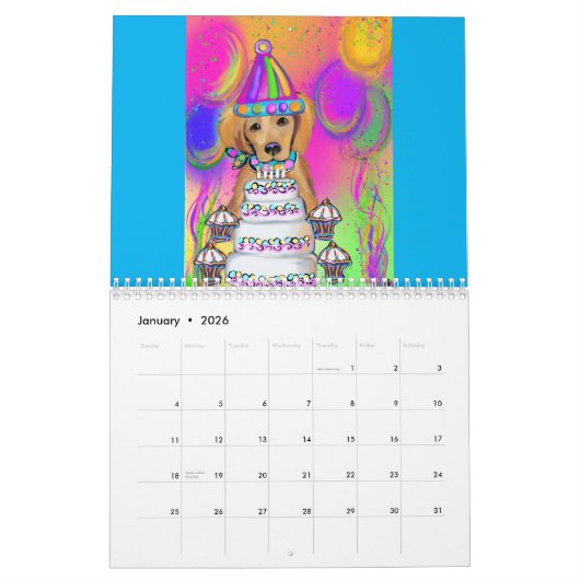 LOLLIPUP 2025 カレンダー (1月 2026)