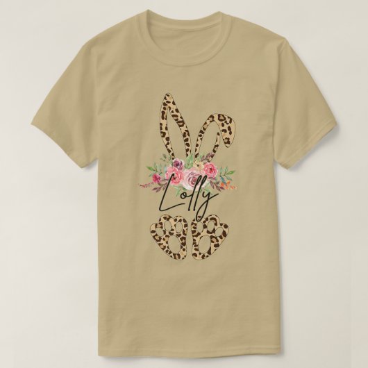 Lolly Bunny ArtGrandma GiftThanksgiving Gift Tシャツ (デザイン正面)