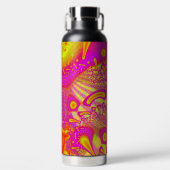LollyPoP 3D溶融ガラスフラクタル ウォーターボトル (正面)