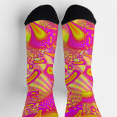 LollyPoP 3D溶融ガラスフラクタル ソックス (上部)