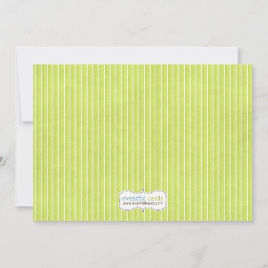 Lollypopsおよびレモネードの誕生日のパーティの招待状 招待状 (裏面)