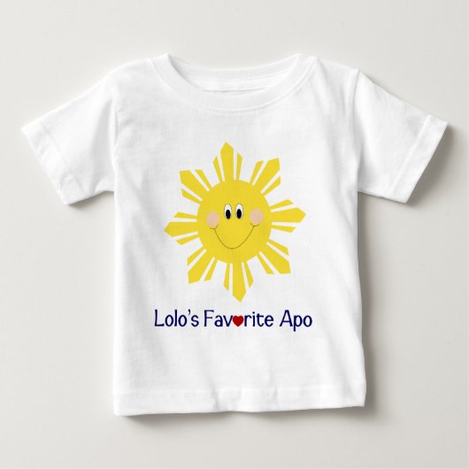 Loloの好みApo ベビーTシャツ (正面)