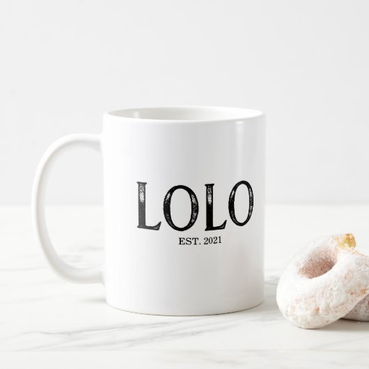 Lolo創立年 コーヒーマグカップ (ドーナツ)