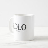 Lolo創立年 コーヒーマグカップ (正面左)