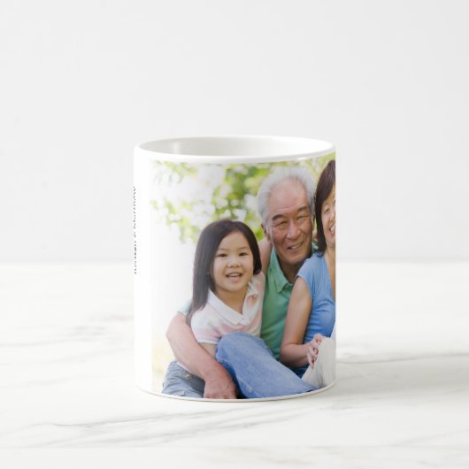 Lolo I love you Custom photo Name Script コーヒーマグカップ (中央)