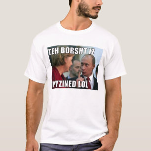 LolPutinは"Borsht毒されます" Tシャツ