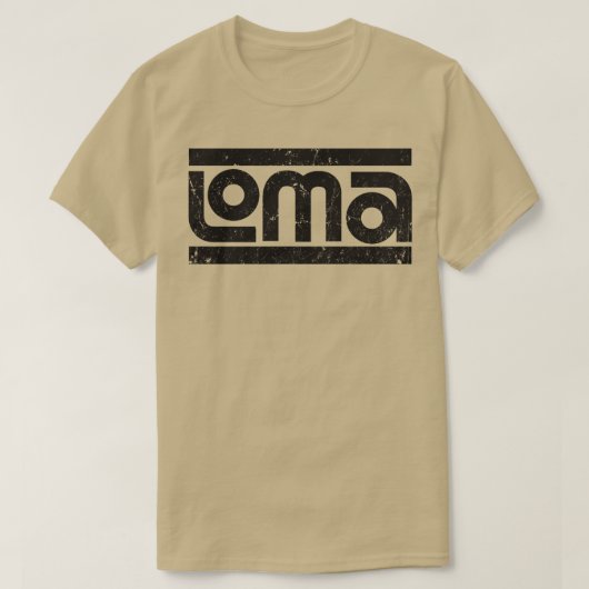 LOMAレコード Tシャツ (デザイン正面)
