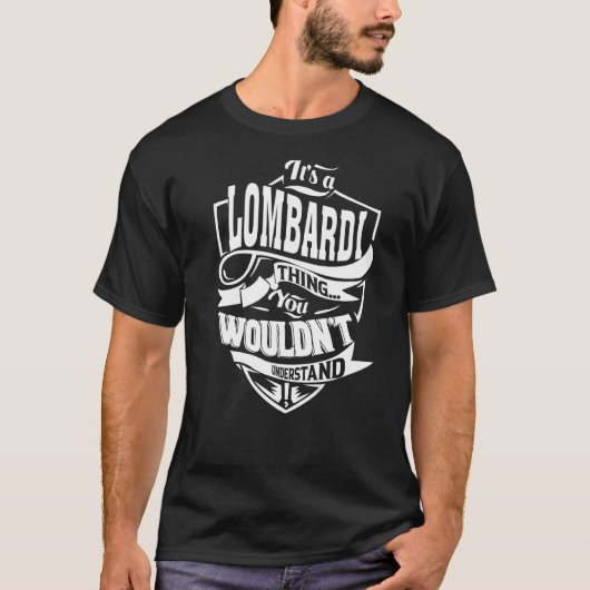 LOMBARDIの問題 Tシャツ (正面)