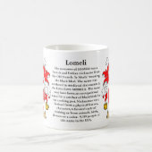 Lomeli、起源、意味および頂上 コーヒーマグカップ (中央)