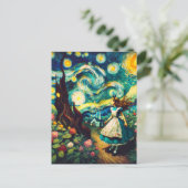 Lomographic Photo Alice in the Starry Night ポストカード (スタンド正面)