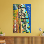 Lompoc, California – ラージレターシーン キャンバスプリント (インサイチュ (リビング))