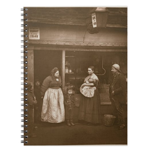 「Lonの街の生活からの洪水からの被害者、 ノートブック (正面)