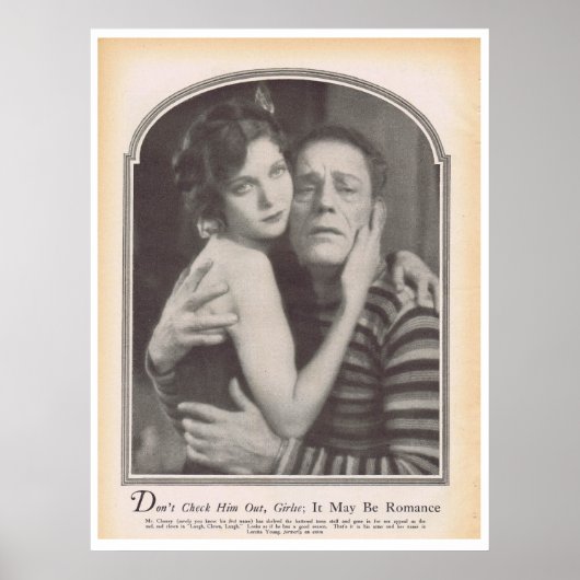 Lon Chaney Loretta Young 1928 ポスター (正面)