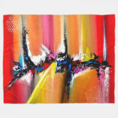 LONA de Christèle Chabrette フリースブランケット (正面(横))