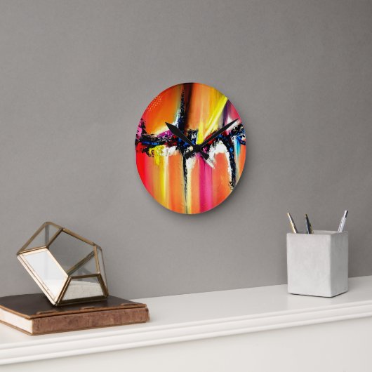 LONA de Christèle Chabrette ラウンド壁時計 (オフィス)