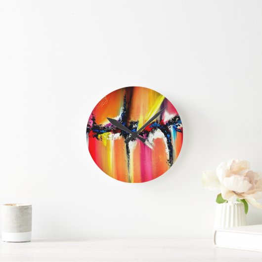 LONA de Christèle Chabrette ラウンド壁時計 (ホーム)