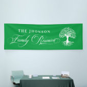 Lona Family Reunion tree backdrop Green 横断幕 (トレードショー)