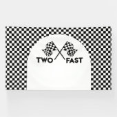 Lona Racing Birthday Two Fast backdrop banner 横断幕 (横)