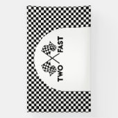 Lona Racing Birthday Two Fast backdrop banner 横断幕 (縦)