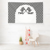 Lona Racing Birthday Two Fast backdrop banner 横断幕 (インサイチュ)