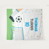 Lona Soccer Sport Birthday backdrop banner タペストリー (正面(横))