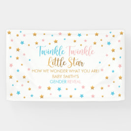 Lona Twinkle Twinkle Little Star Gender Reveal sig 横断幕