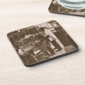 「Londonの街の生活からの通りの錠前屋、 コースター (左側)