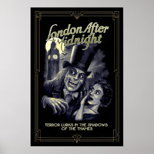 London After Midnightヴィンテージホラーポスター ポスター