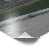 London Airport Evening Landing フォトプリント (角)