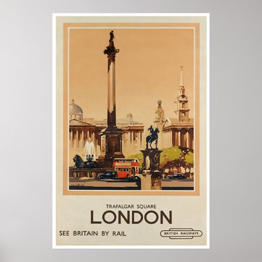 London Art England Travel Poster British Railways ポスター (正面)