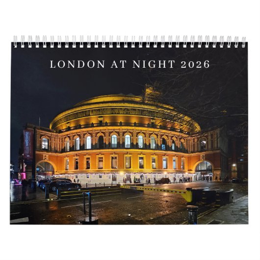 London at night 2026 Calendar カレンダー (カバー)