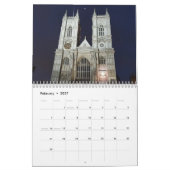 London at night 2026 Calendar カレンダー (2月 2027)
