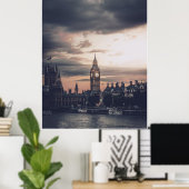 London Big Ben ポスター (ホームオフィス)