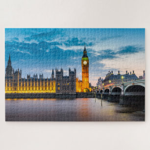 London Big Ben Houses of Parliament Skyline ジグソーパズル
