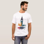 London, Big ben Tシャツ (正面フル)