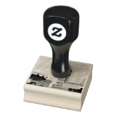 London Big Ben Wood Art Stamp ラバースタンプ (スタンプ)